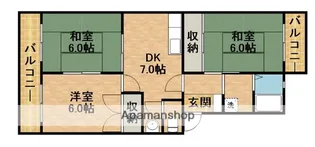 ウィンディホクエンⅠ【4階】の間取り