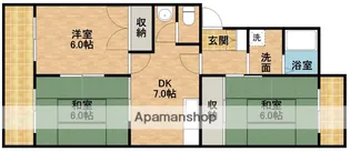 ウィンディホクエンⅠ【1階】の間取り
