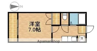 ビバリーハウス西町【2階】の間取り