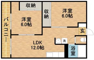 LAKE GARDA【1階】の間取り