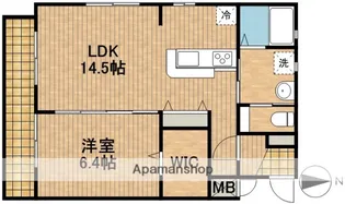 ル・リヴェール【2階】の間取り