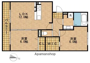 GRAND WINS【1階】の間取り