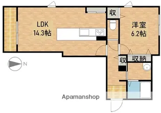 LUMIUSA【1階】の間取り