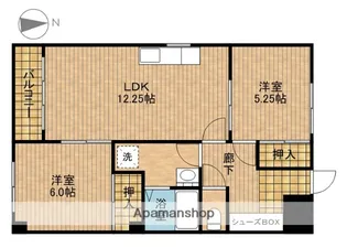 フェリス三島【3階】の間取り
