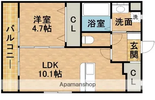 FELSEN【3階】の間取り