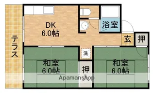 セジュールJ【1階】の間取り