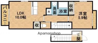 グランパレス豊岡 南棟【2階】の間取り