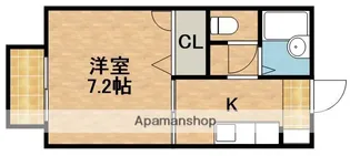 プレミール富塚【203号室】の間取り