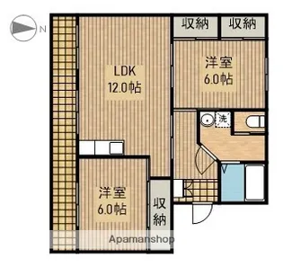 グランノア【3階】の間取り