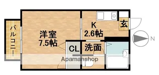 上島ビギン【2階】の間取り