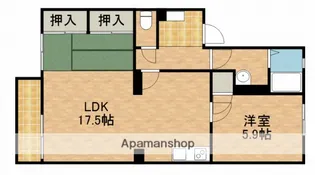 T.TOWNフレアC【2階】の間取り