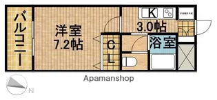 グランドパレス宮西【2階】の間取り