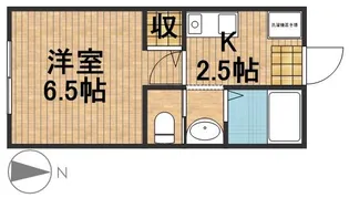 GRAVE幸【2階】の間取り