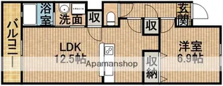 静岡県袋井市愛野南1丁目【マンション】の間取り