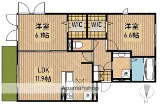 CHARMEⅢ【1階】の間取り