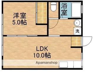 シティハイムアイリス【2階】の間取り