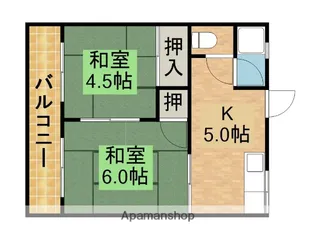 新和合メゾン【101号室】の間取り