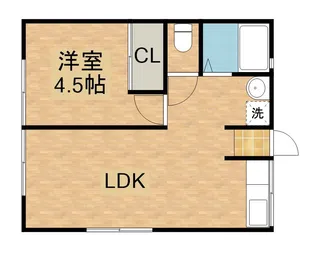 シティハイムマリモ【1階】の間取り