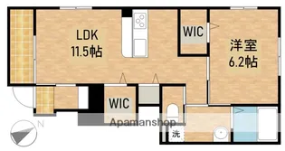 コーポ・セレステⅡ【1階】の間取り