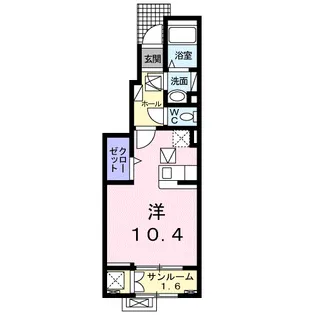 ブライトガーデン新Ⅰ【1階】の間取り