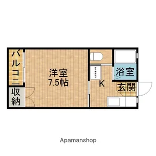 コーポSUⅢ【2階】の間取り
