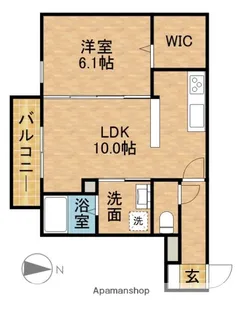 CASA IN COLLINA【3階】の間取り