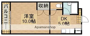 ラ・メールキャルム【3階】の間取り