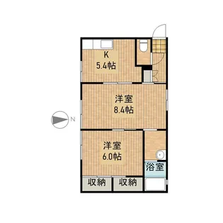 静岡県袋井市徳光【アパート】の間取り