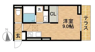 D−HILLS佐藤【1階】の間取り