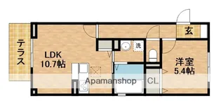 シャンブル【1階】の間取り