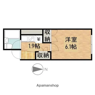 静岡県掛川市塩町【アパート】の間取り