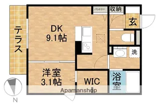 アムール元魚【1階】の間取り