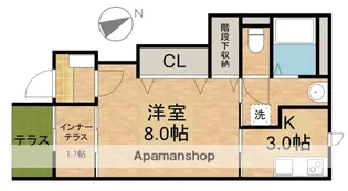 アヴニール【102号室】の間取り