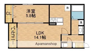 MAISON DE LUMIERE【3階】の間取り