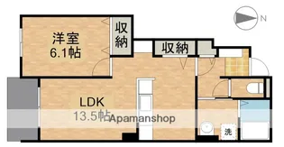 ボヌール【1階】の間取り