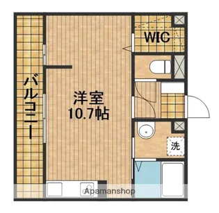 クレシア【102号室】の間取り