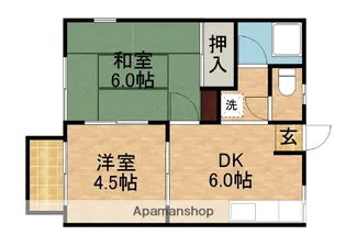 千和コーポ【2階】の間取り