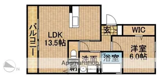 静岡県袋井市愛野東1丁目【アパート】の間取り