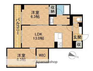 FELISEED【2階】の間取り