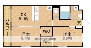 CINQ BLANC【1階】の間取り