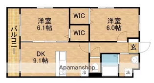 CINQ BLANC【2階】の間取り