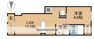 CONFORTO原島【1階】の間取り