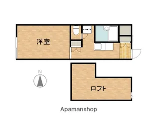 ゼフィール【1階】の間取り