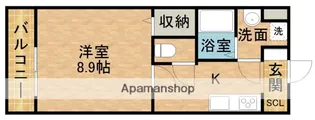 田畑ハイツルシアスⅧ【4階】の間取り