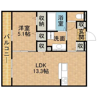 D−HILLS龍禅寺Ⅱ【3階】の間取り
