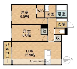 AXIS助信【1階】の間取り