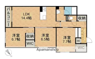 FLEURIA【2階】の間取り