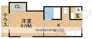 静岡県掛川市緑ケ丘2丁目【アパート】の間取り