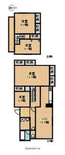 静岡県湖西市新居町中之郷【一戸建】の間取り