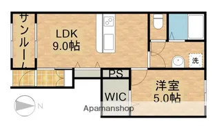 LOTUS篠原【1階】の間取り